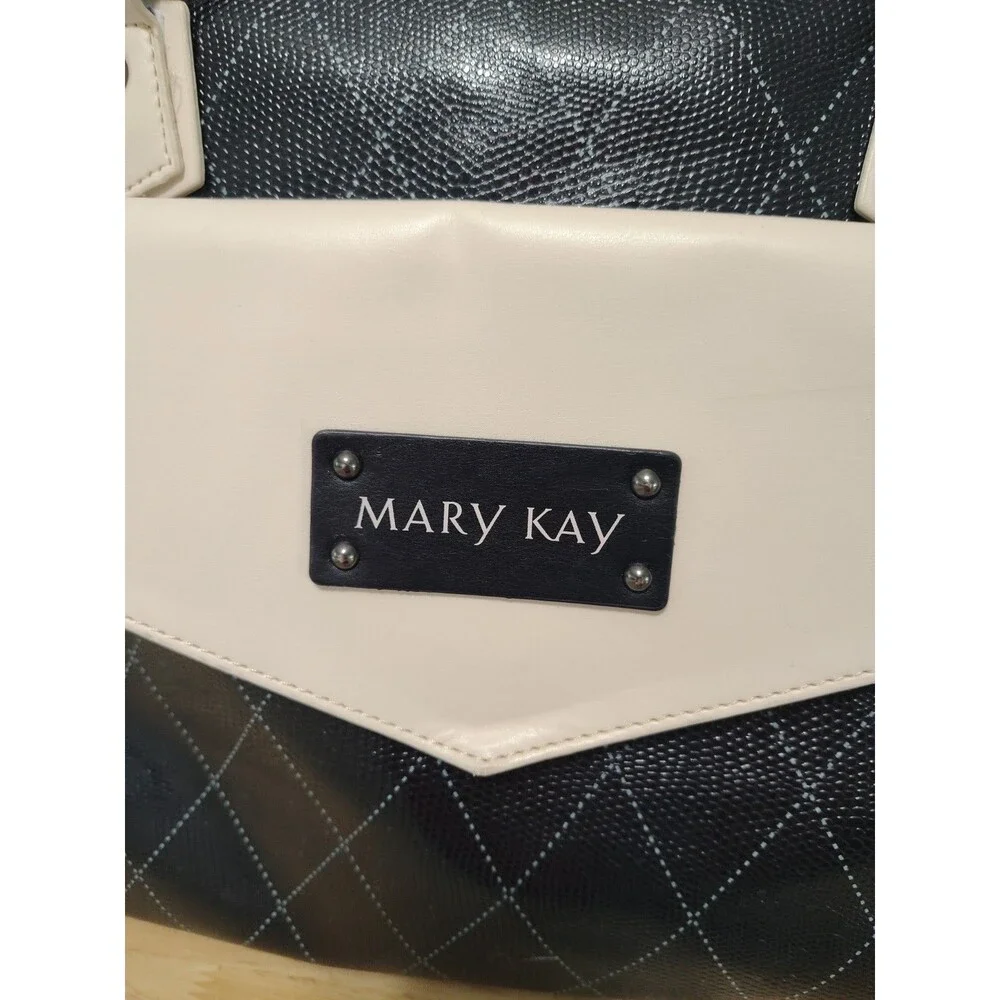 Mary Kay Deluxe Black Consultant Cosmetic Travel Luggage Tote Bag Sales 16